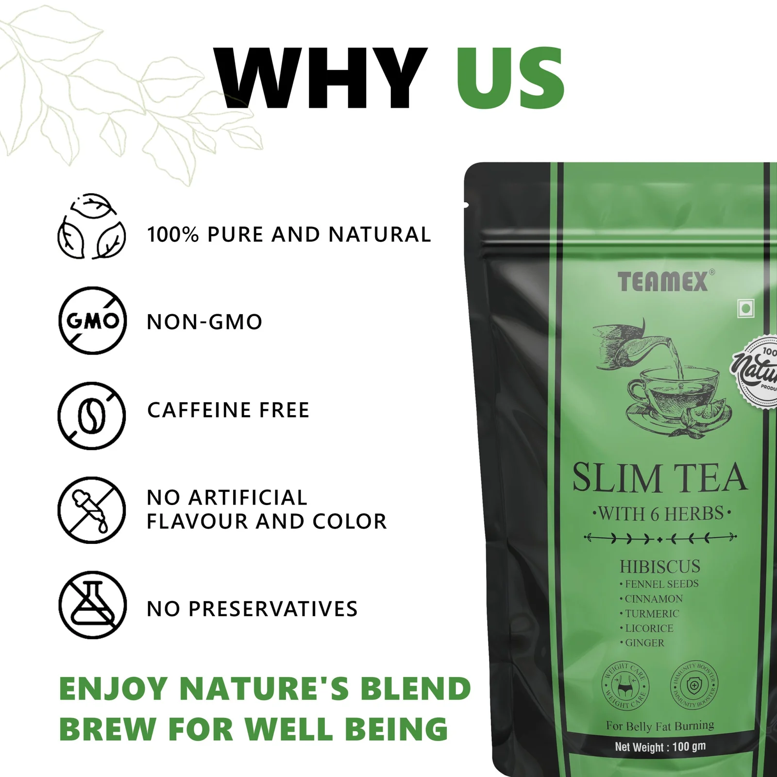 Shop Slim Tea for Weight loss, Ayurvedic Weight Loss Tea – image 2